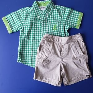 OFFICAL DISNEY| BOYS SHIRT/SHORT SET